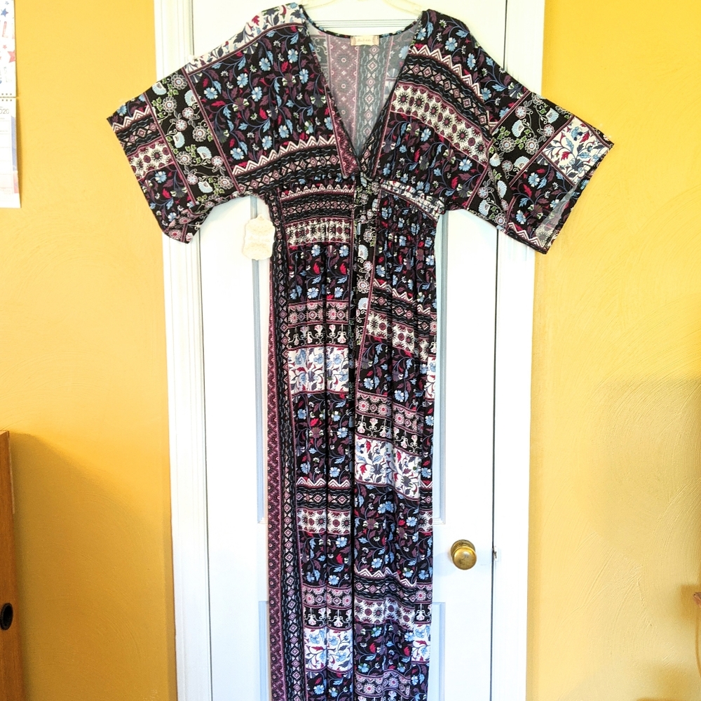 NWT Altar'd State mix print maxi dress